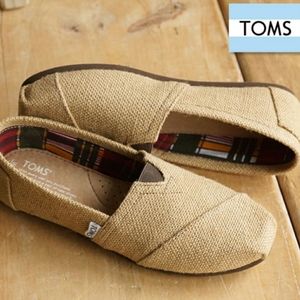 Toms Burlap shoes women
